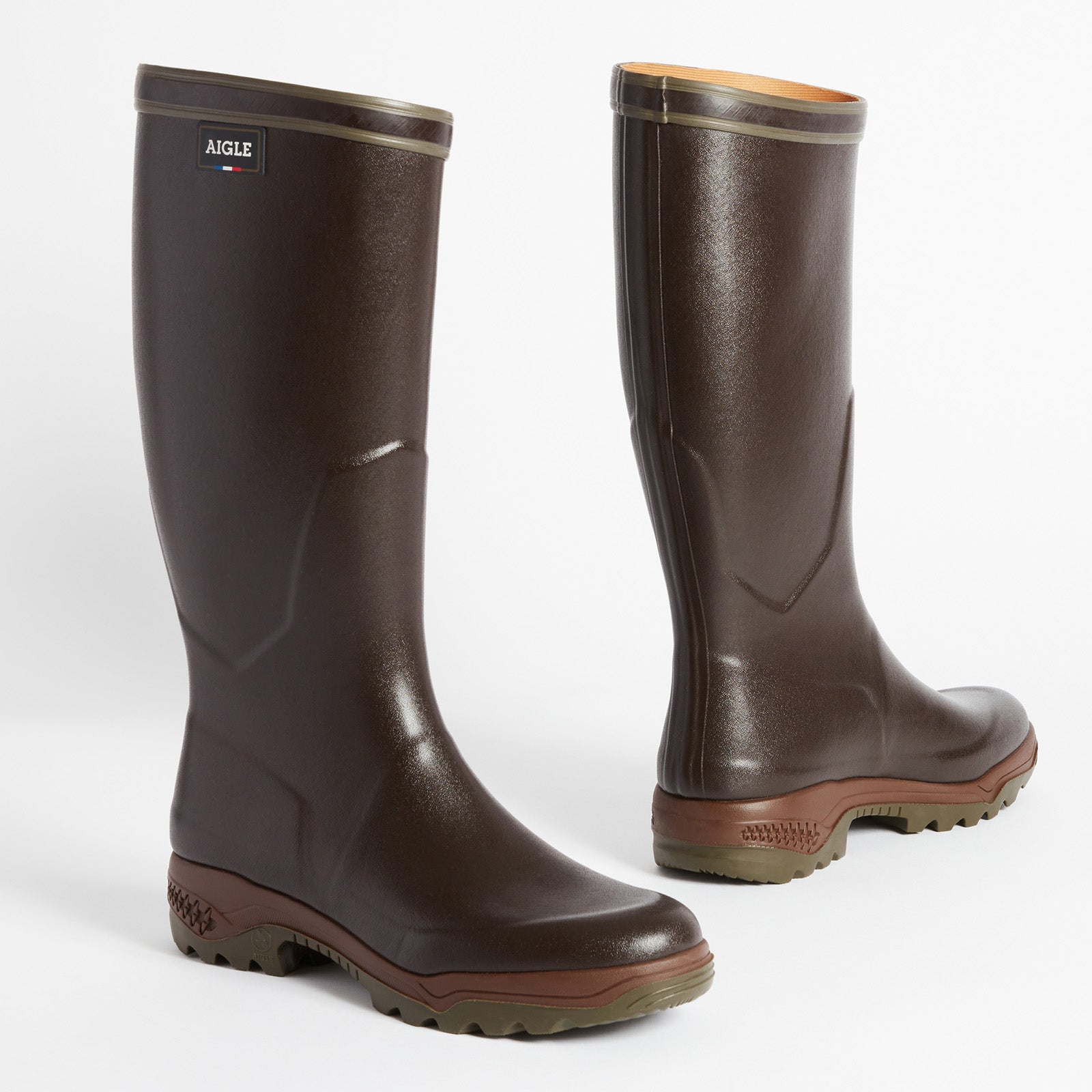 AIGLE PARCOURS® 2 Jersey braun Gummistiefel für die Jagd.