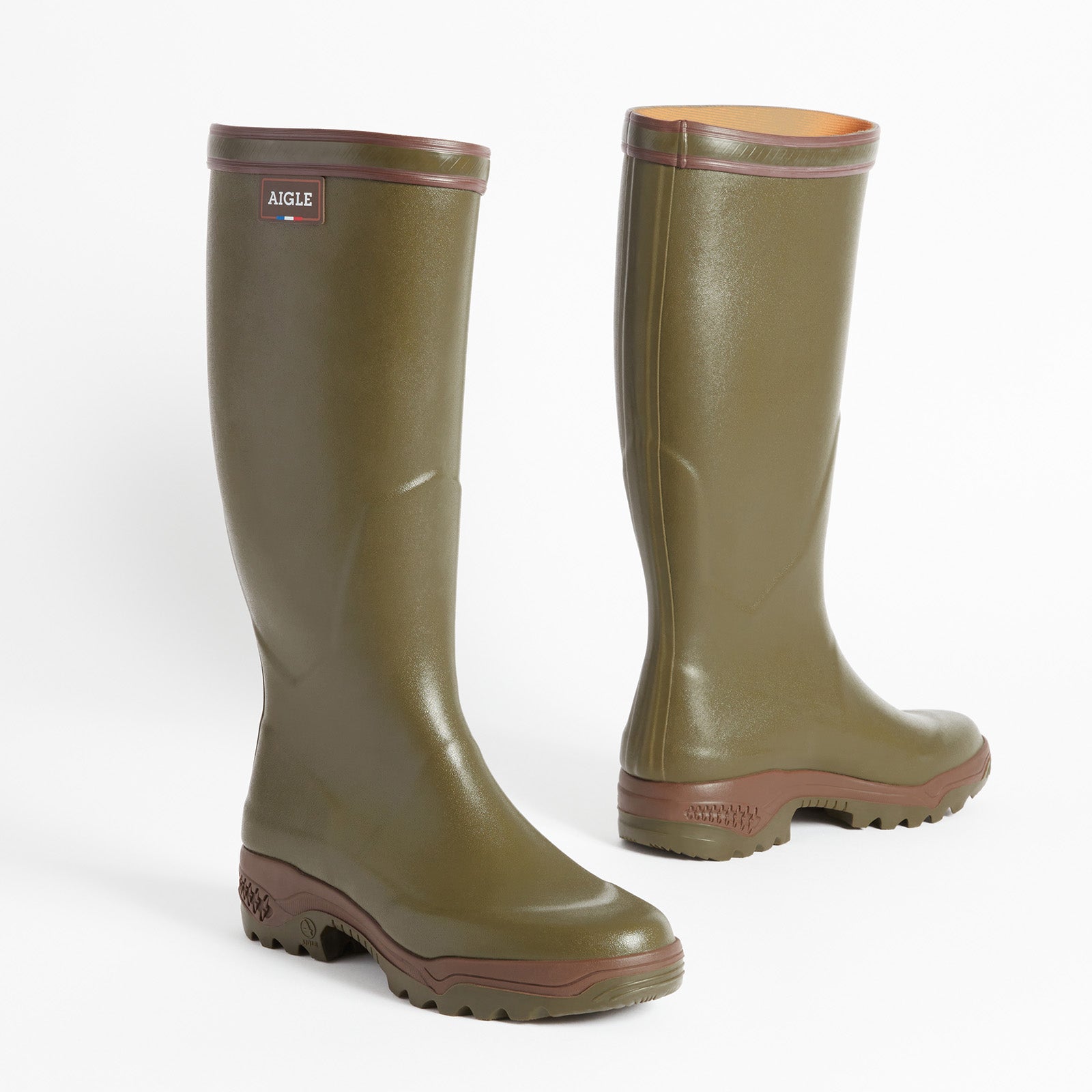 AIGLE PARCOURS® 2 Jersey khaki Gummistiefel für die Jagd.