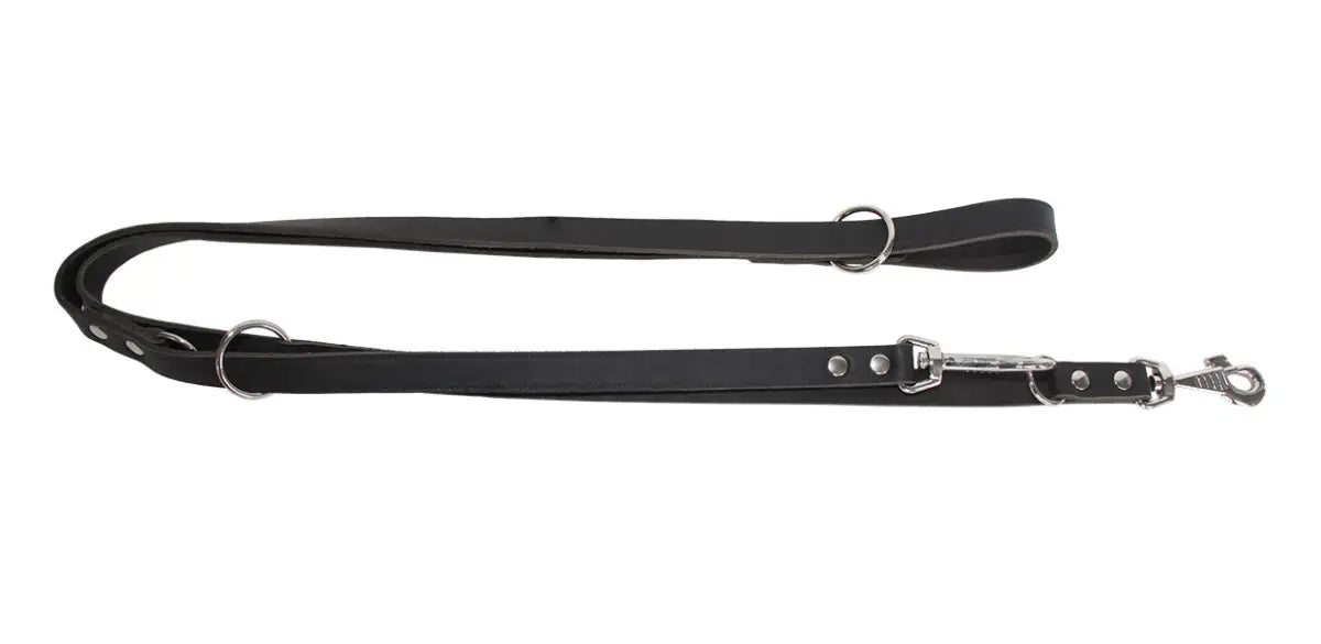 Es handelt sich hier um AKAH Polizeileine aus Sattelleder extra breit für die Jagd.