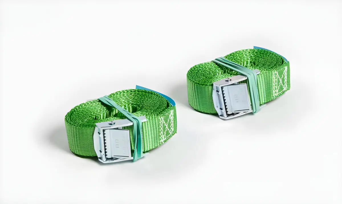 2 Zurrgurte für abschließbare Aluriffelblechbox / Aufbewahrungsbox inkl. Gasfeder von Gehetec