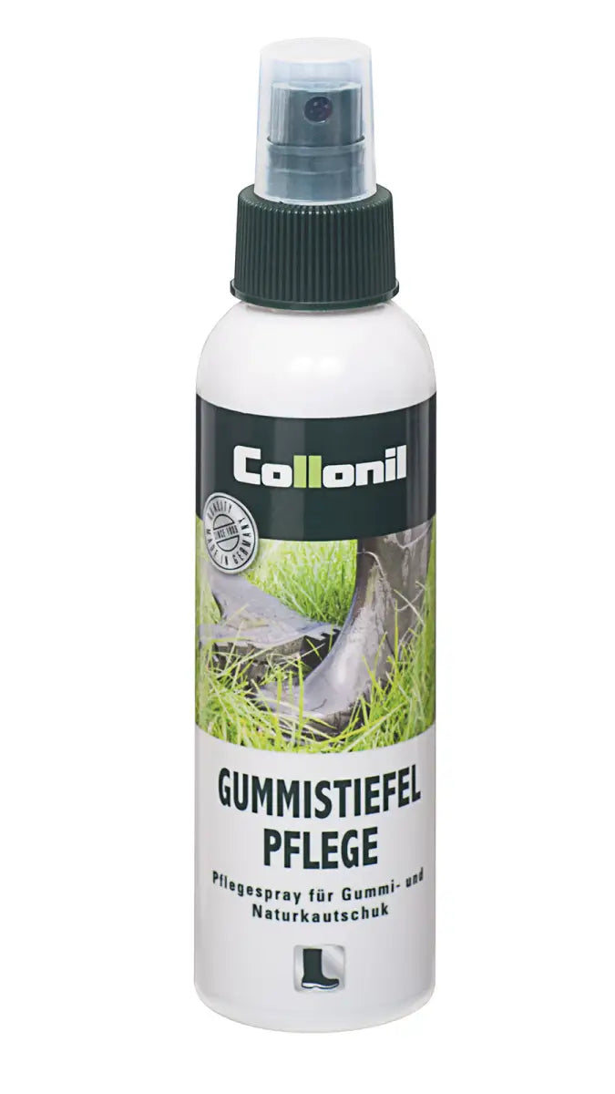 Es handelt sich hier um COLLONIL Gummistiefel Pflege für die Jagd.