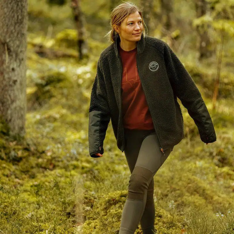 Es handelt sich hier um Damen Jagd Leggings Meadow Green Swedteam für die Jagd.