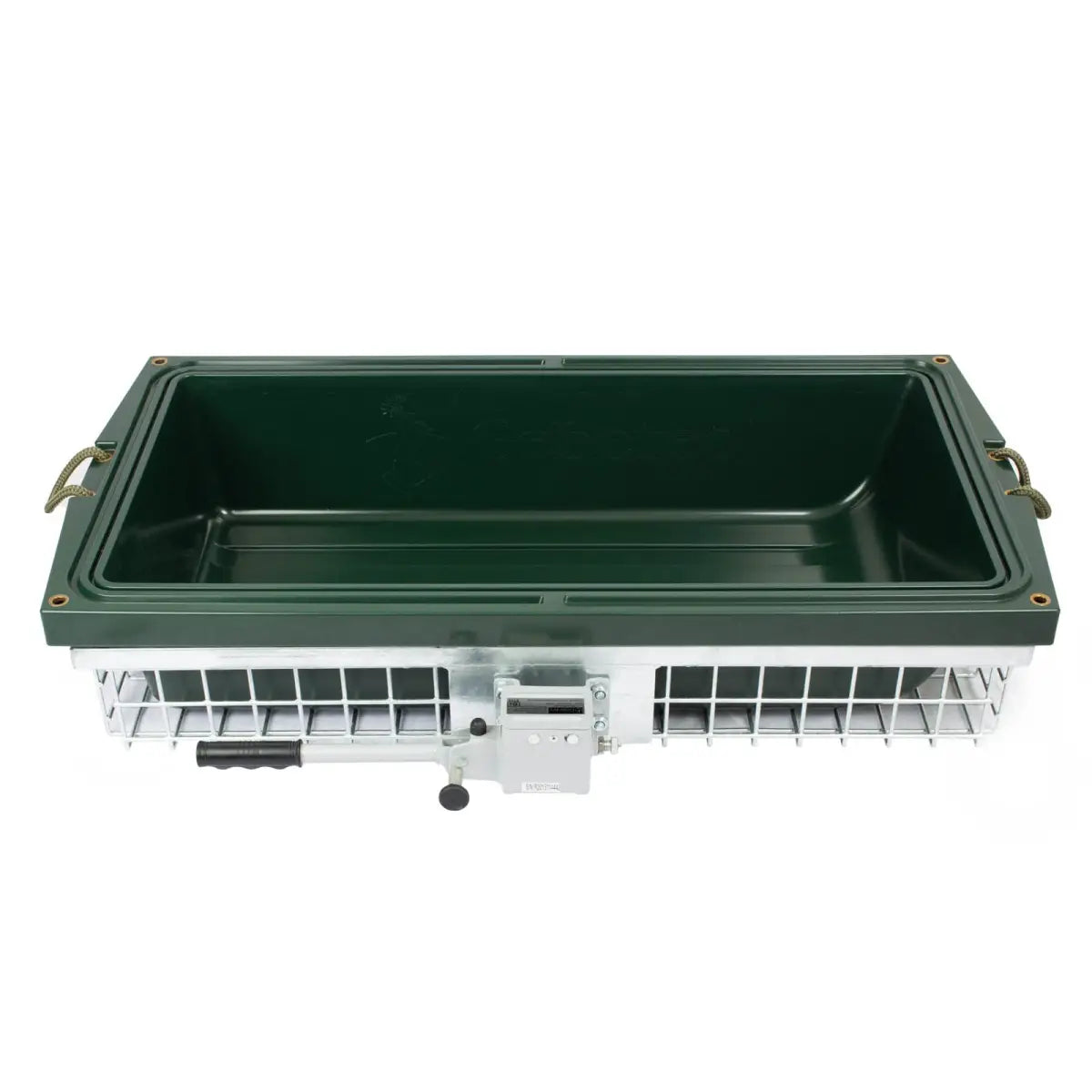 Es handelt sich hier um Deep 122 (1220 X 530 X 165 mm) mit Schnellverschluss und Wildwanne für die Jagd.