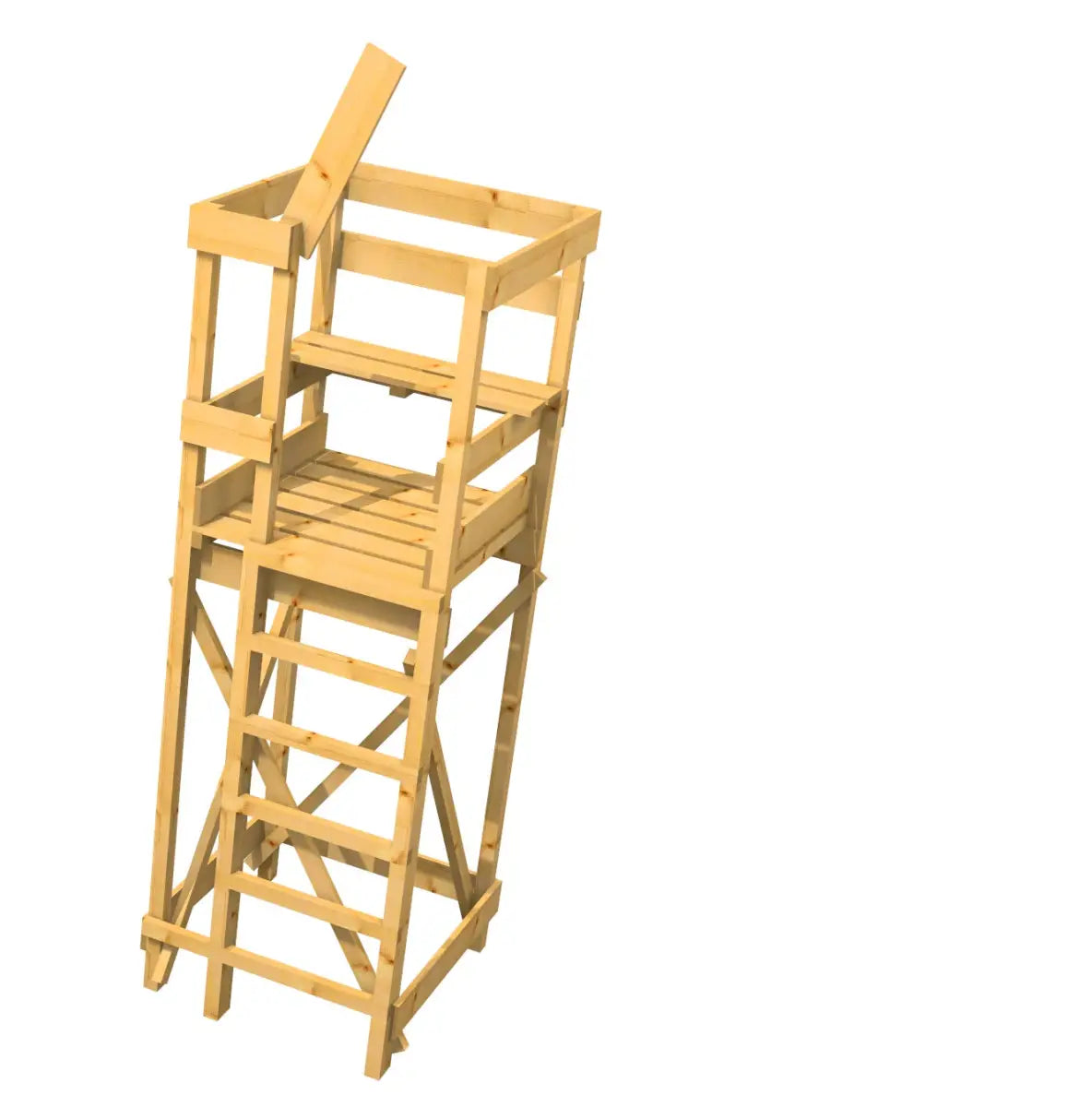 Es handelt sich hier um Drückjagdbock DB 300 cm Höhe, Blattstand Drückjagdleiter für die Jagd.