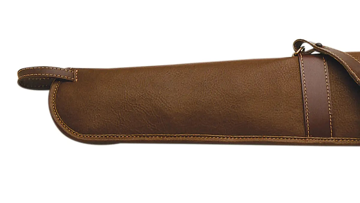 Es handelt sich hier um AKAH Flintenfutteral Elchleder für die Jagd.