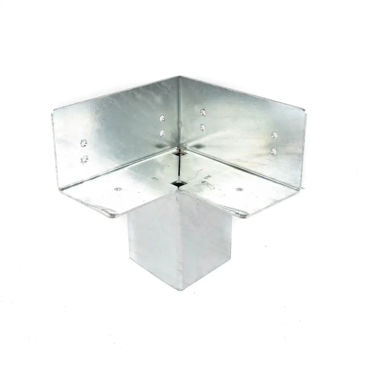 Es handelt sich hier um Kanzeleckensatz feuerverzinkt (4 Stück) für Jagdkanzel und Hochsitz.