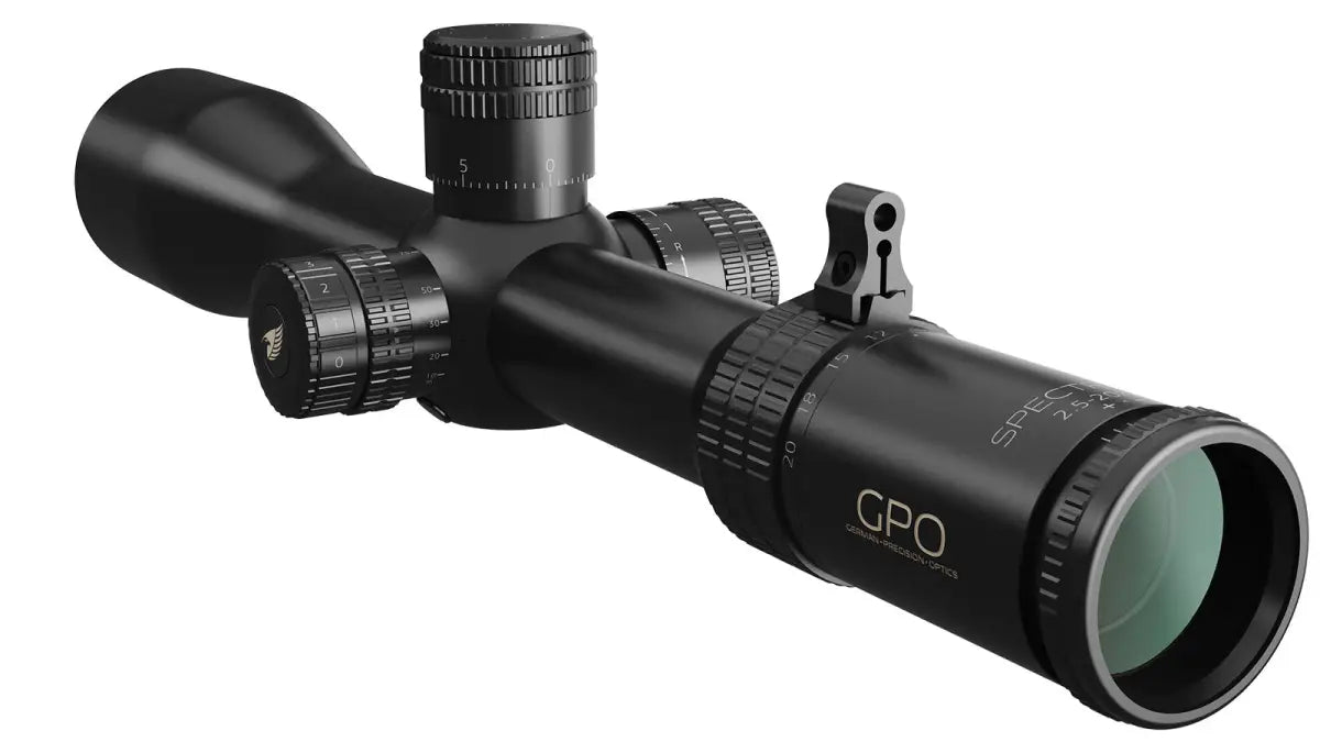 Es handelt sich hier um Zielfernrohr Zielfernrohr GPO Spectra™ 8x 2,5-20x50i BRi (FFP) für die Jagd.