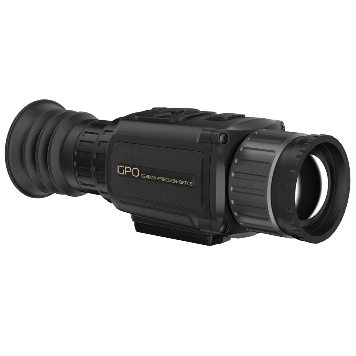 Es handelt sich hier um GPO Spectra™ TI 35 Wärmebildgerät / Vorsatzgerät für die Jagd.