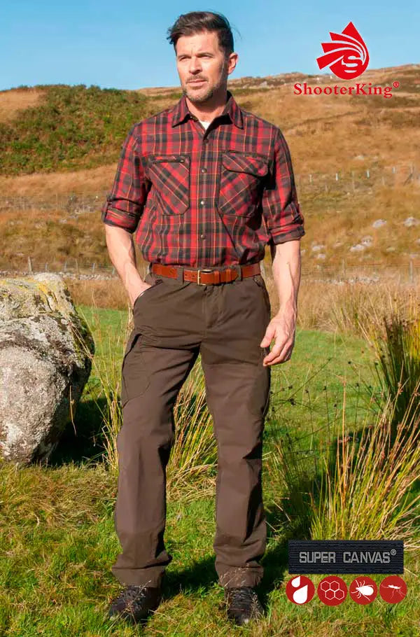 Es handelt sich hier um Hosehose Cordura einfarbig SHOOTERKING für die Jagd.
