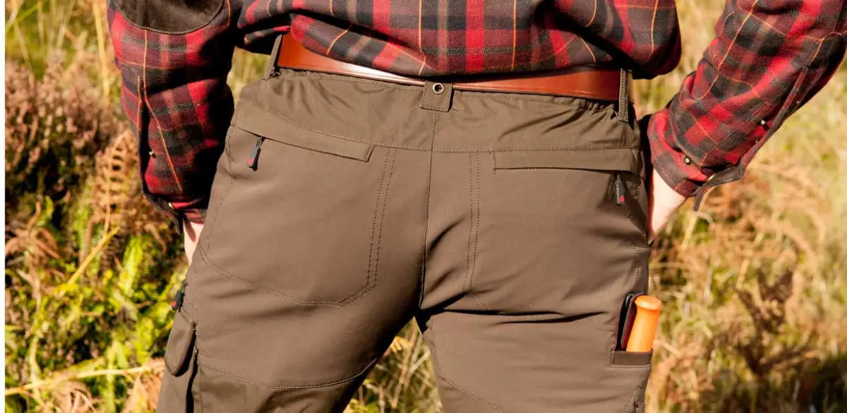 Es handelt sich hier um Hosehose Cordura einfarbig SHOOTERKING für die Jagd.