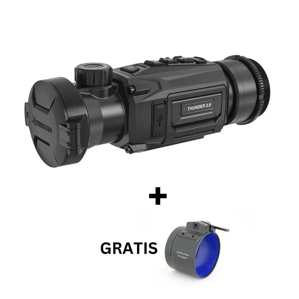 Es handelt sich hier um HIKMICRO Thunder TQ50C 2.0 Wärmebild Vorsatzgerät mit GRATIS Rusan Q-R Universal Klemmadapter (M52x0,75) für die Jagd.