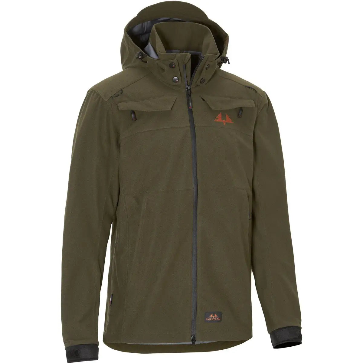 Es handelt sich hier um Jagdjacke Alpha Pro 3-L Forest Green Swedteam für die Jagd.