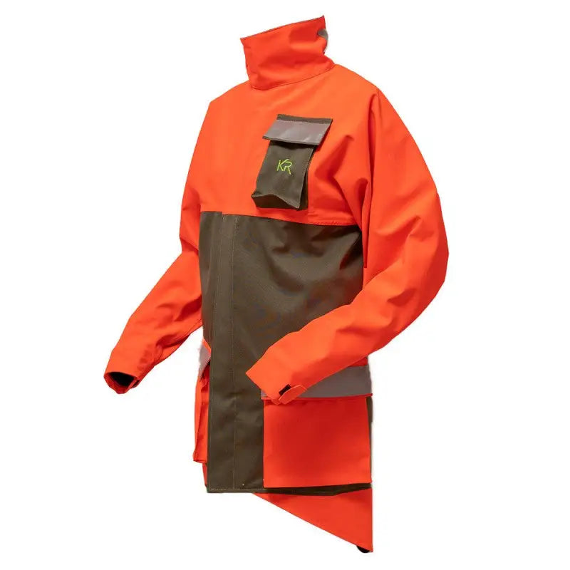 Es handelt sich hier um Kruedener Hundeführer-/ Durchgehjacke für die Jagd.