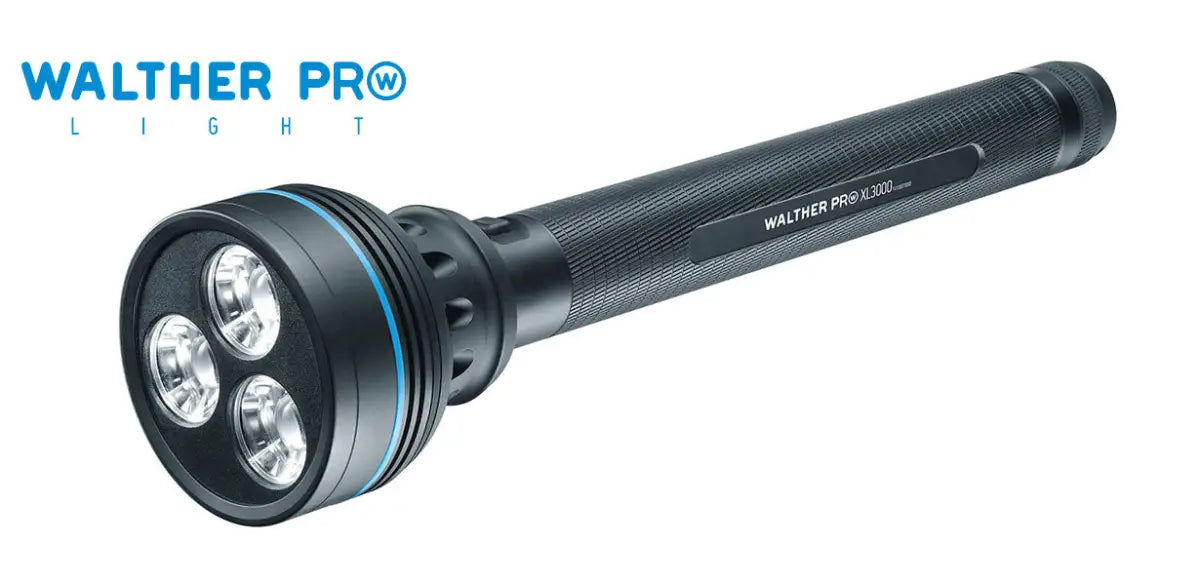 Es handelt sich hier um UMAREX Walther PRO XL 3000 Stablampe für die Jagd.