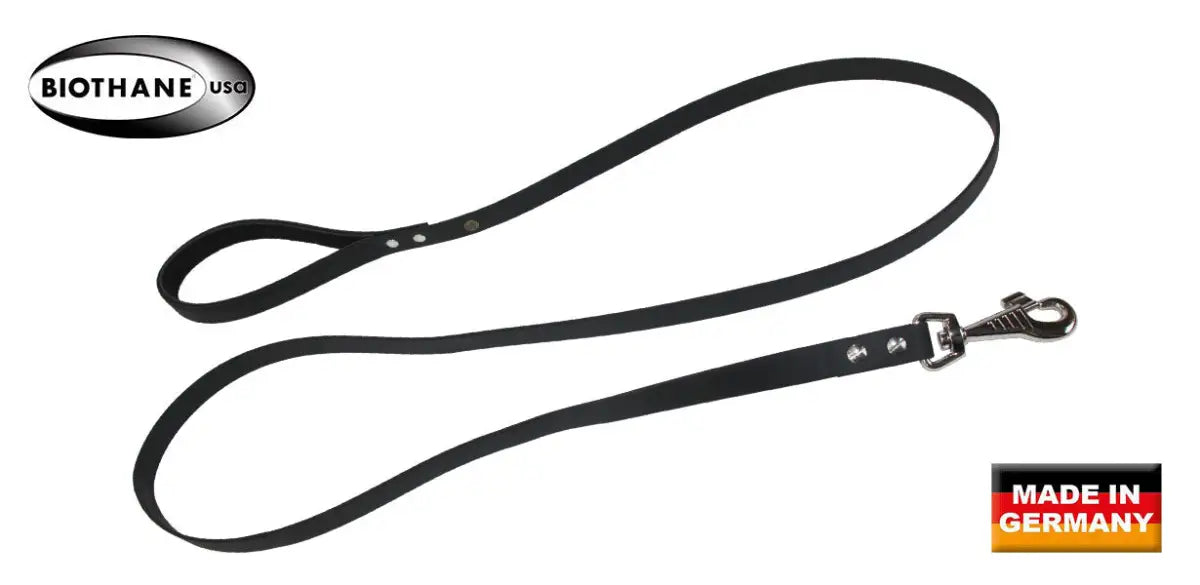 Es handelt sich hier um AKAH BioThane® Führleine mit Handschlaufe für die Jagd.