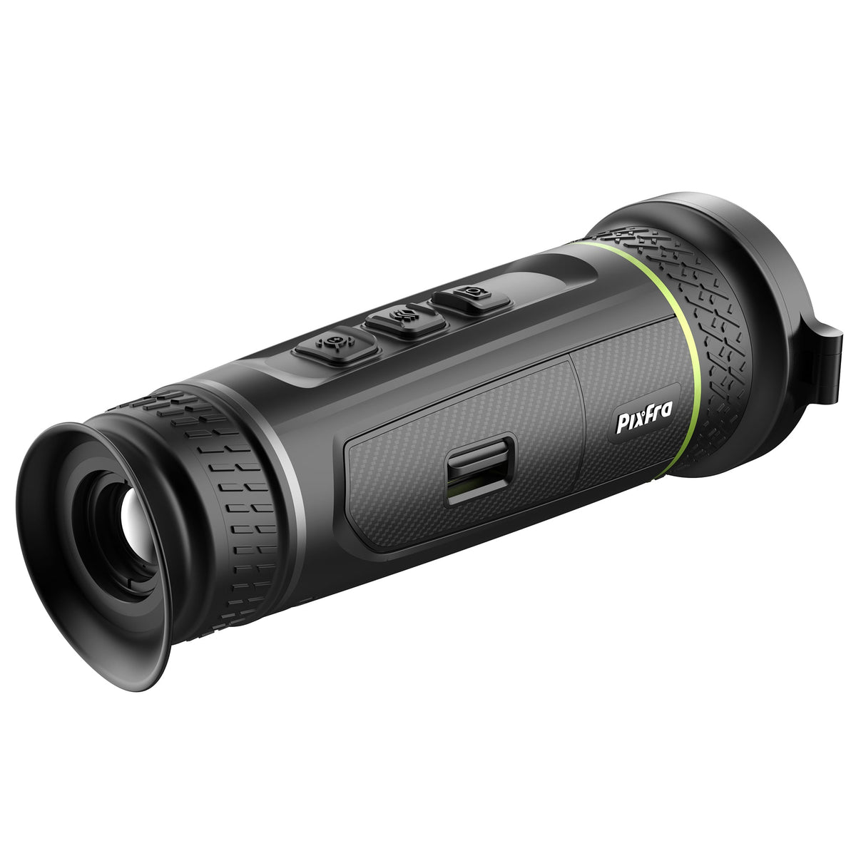 PIXFRA Sirius SA50 Wärmebildmonokular – Seitenansicht