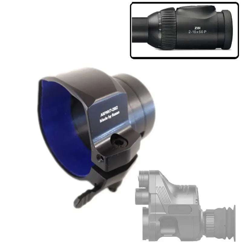 Es handelt sich hier um Rusan Q-R PARD NV007 Adapter für Zielfernrohr Swarovski Z8i für die Jagd.