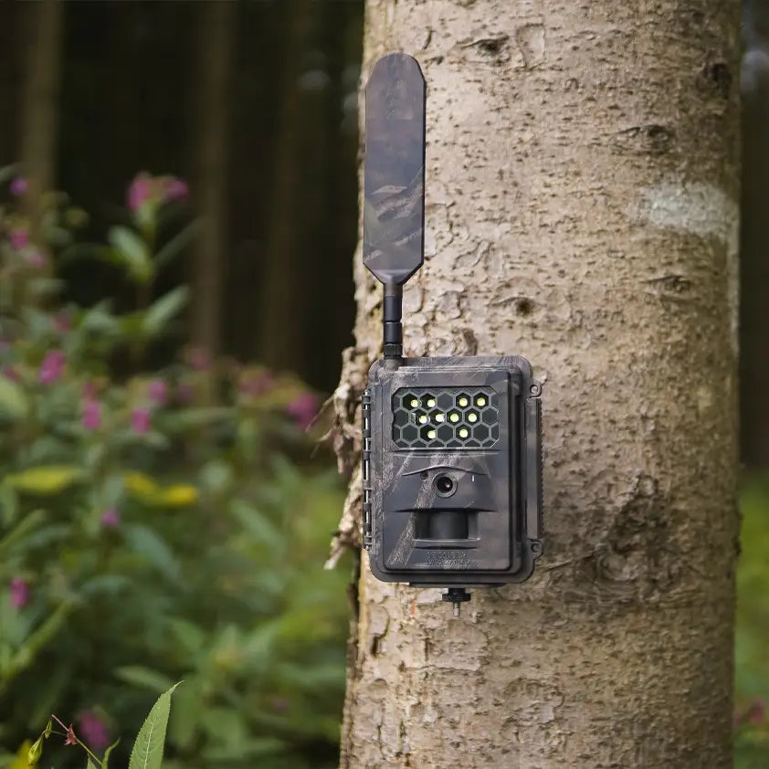 Es handelt sich hier um SEISSIGER Special-Cam LTE “Weißblitz” - SUPERSIM-Edition Wildkamera für die Jagd.