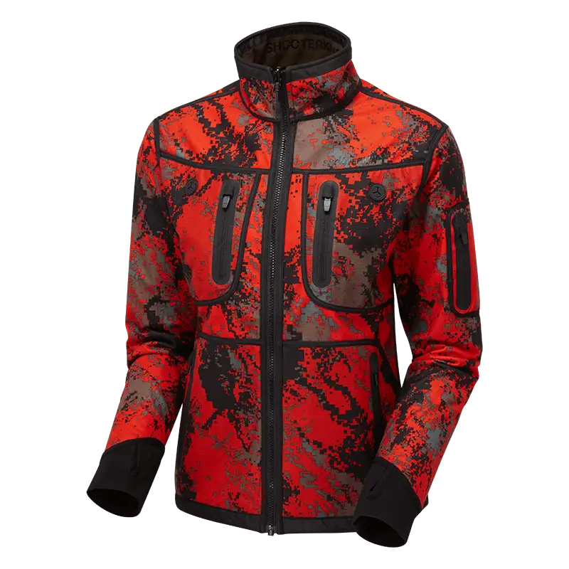 Es handelt sich hier um SHOOTERKING Damen Softshell Jacke wendbar für die Jagd.