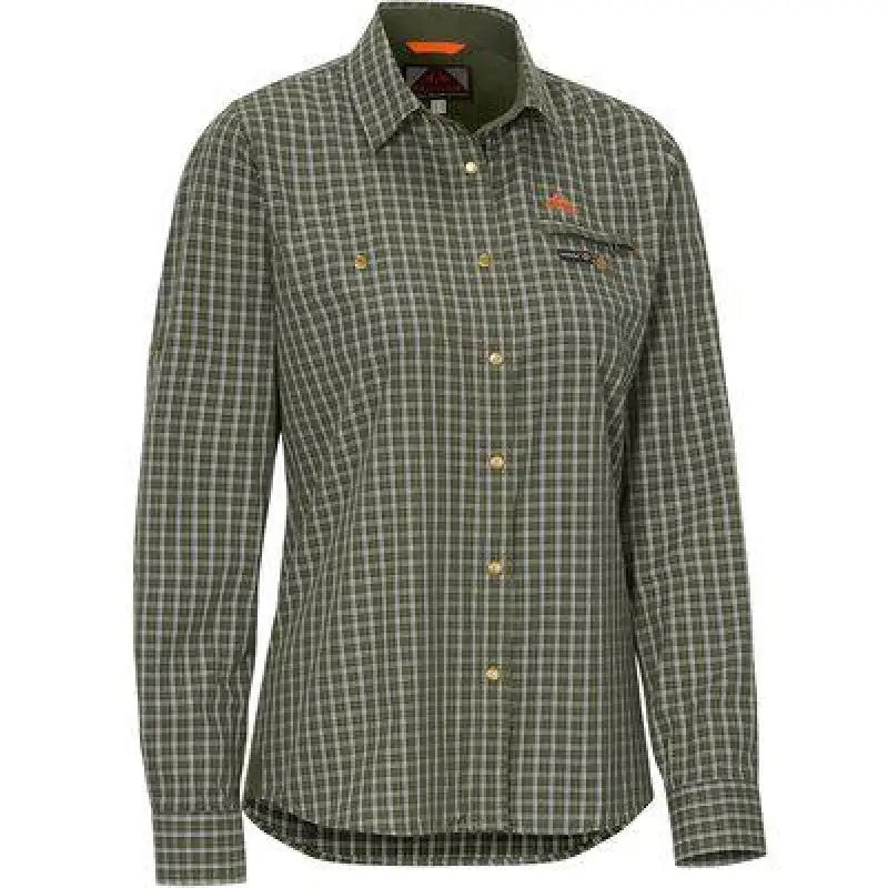 Es handelt sich hier um Damen Hemd Lynx Antibite Green Swedteam für die Jagd.