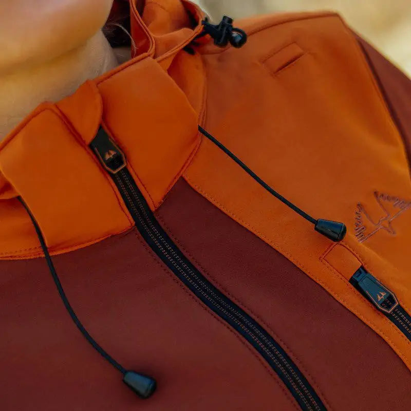 Es handelt sich hier um Damen Jagdjacke Lynx Antibite Dark Orange Swedteam für die Jagd.