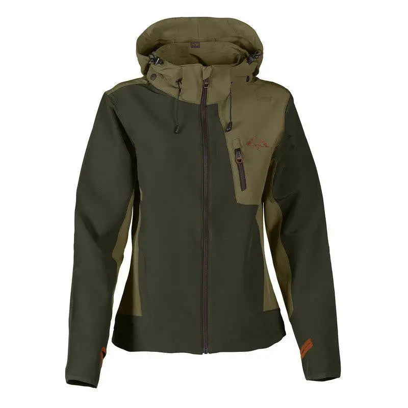 Es handelt sich hier um Damen Jagdjacke Lynx Antibite Green Swedteam für die Jagd.