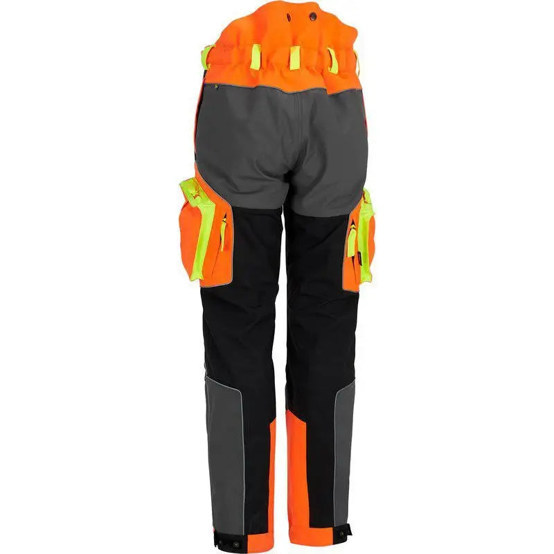 Es handelt sich hier um Herren Jagdhose Protect Pro Shell Orange Neon Swedteam für die Jagd.