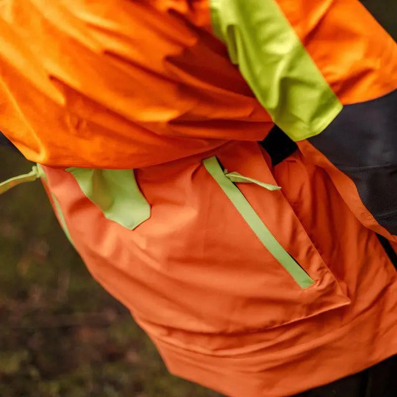 Es handelt sich hier um Herren Jagdjacke Protect Pro Orange Neon Swedteam für die Jagd.