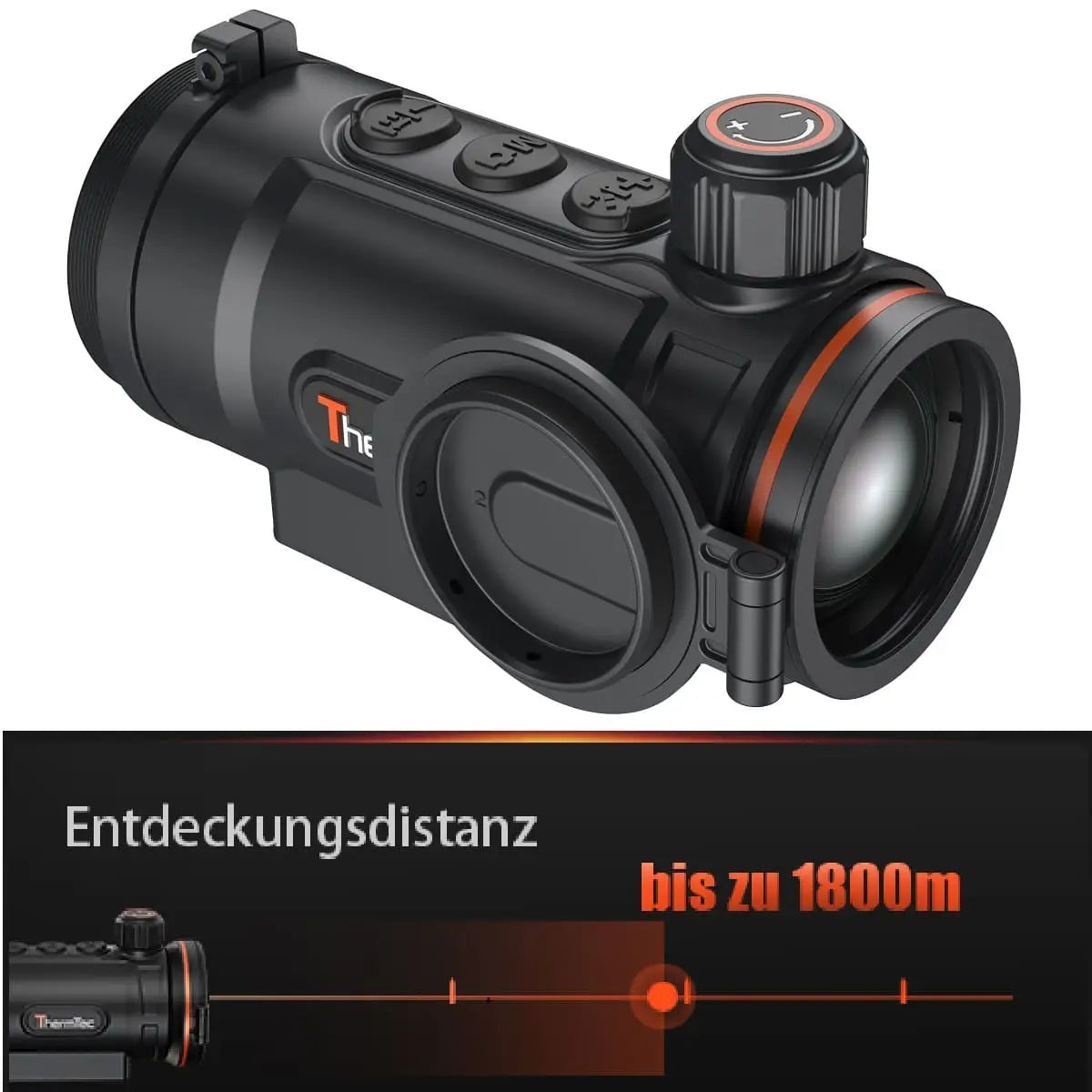 ThermTec Wärmebild-Vorsatzgerät Hunt 335 für die Jagd.