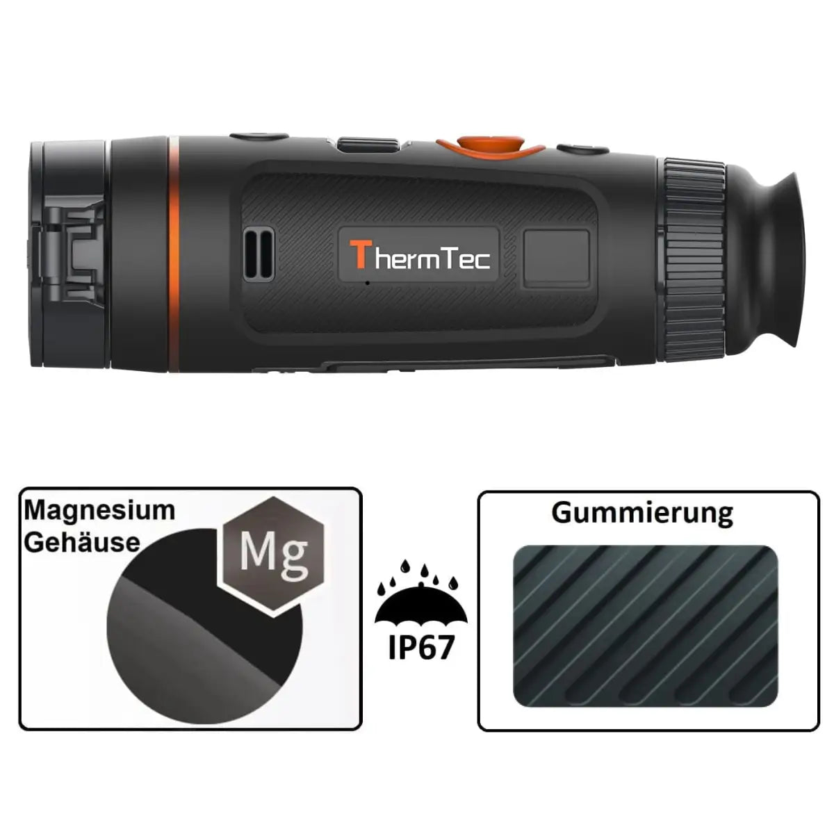 ThermTec Wärmebildkamera WILD 635 für die Jagd.