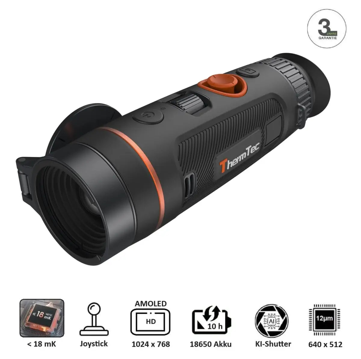 ThermTec Wärmebildkamera WILD 635 für die Jagd.