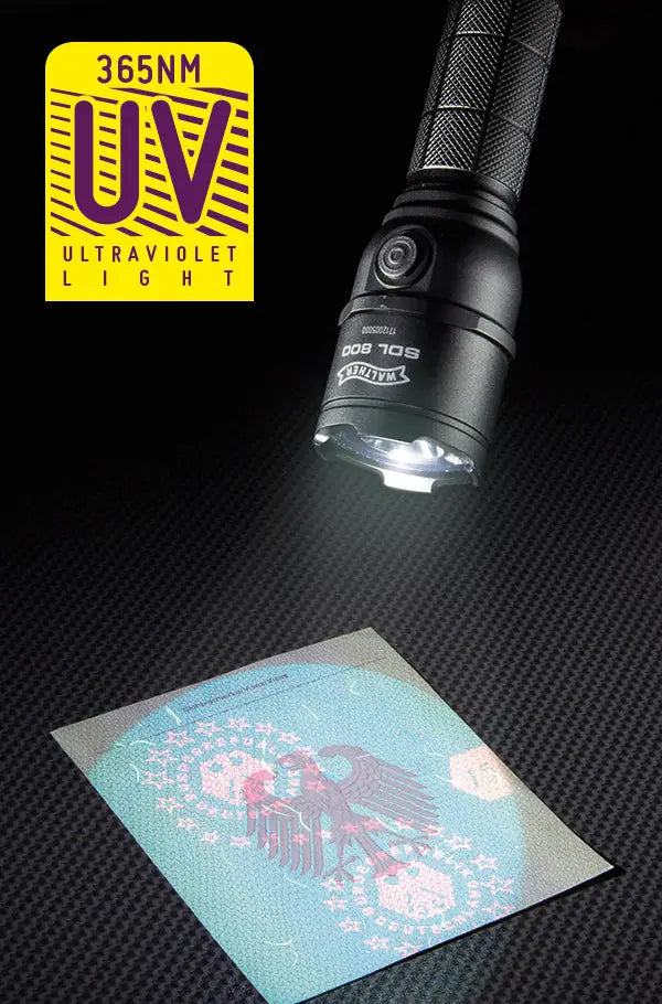 Es handelt sich hier um UMAREX Walther SDL800 Taschenlampe für die Jagd.