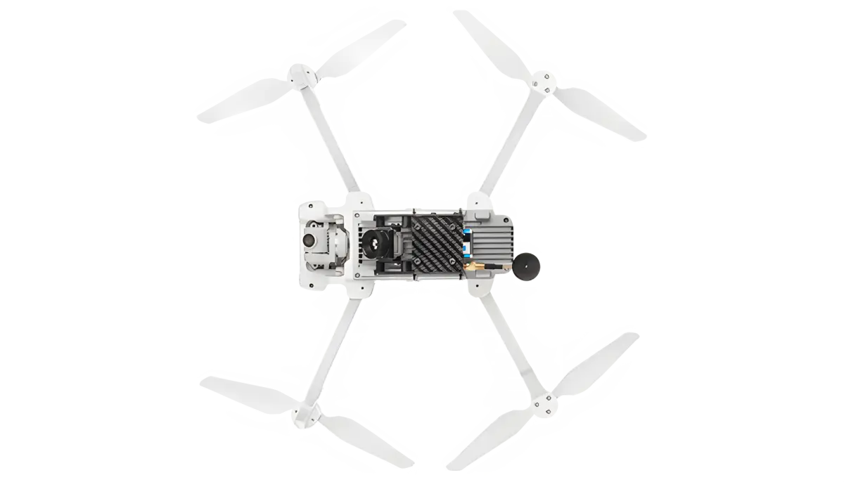 Es handelt sich hier um Lahoux Buzzard Drohne für die Jagd.