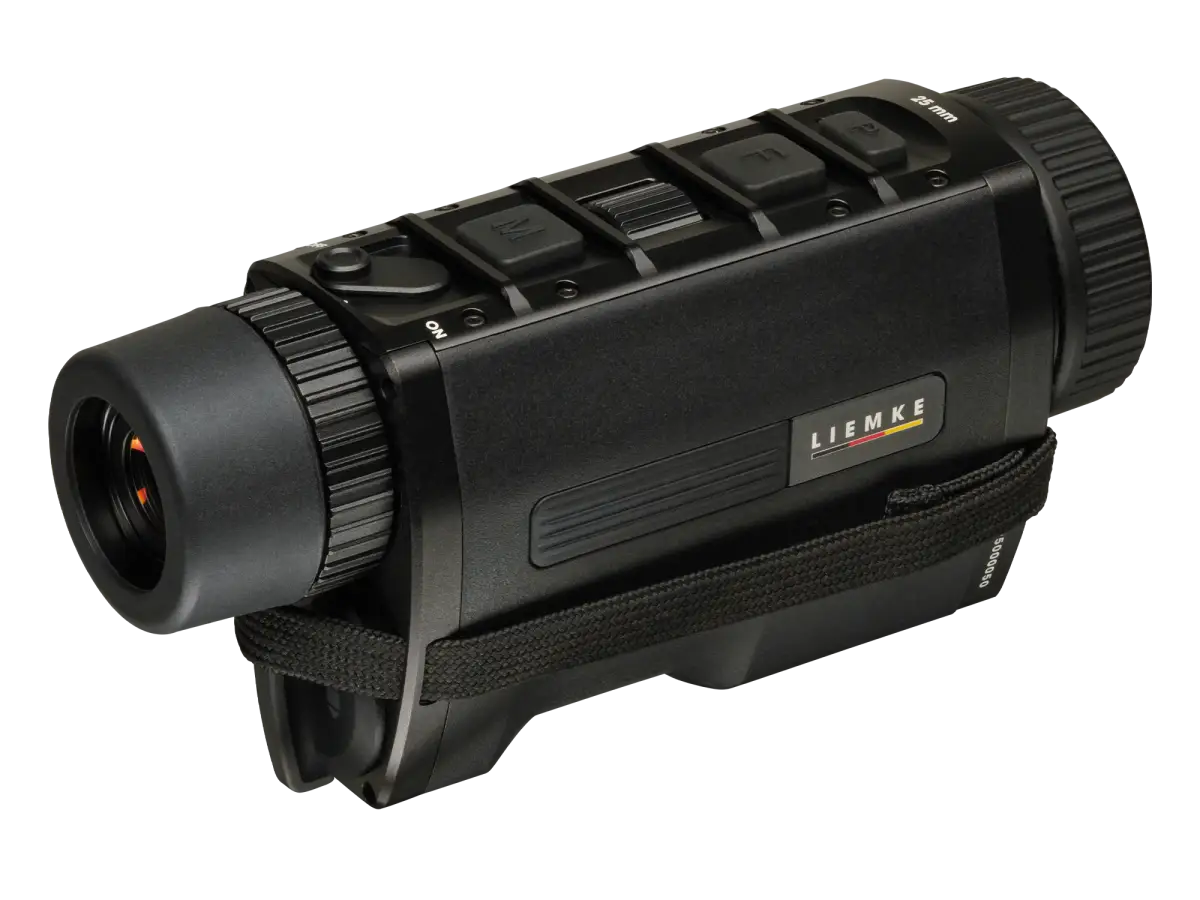 Es handelt sich hier um Wärmebildkamera LIEMKE KEILER- 25.1 für die Jagd.