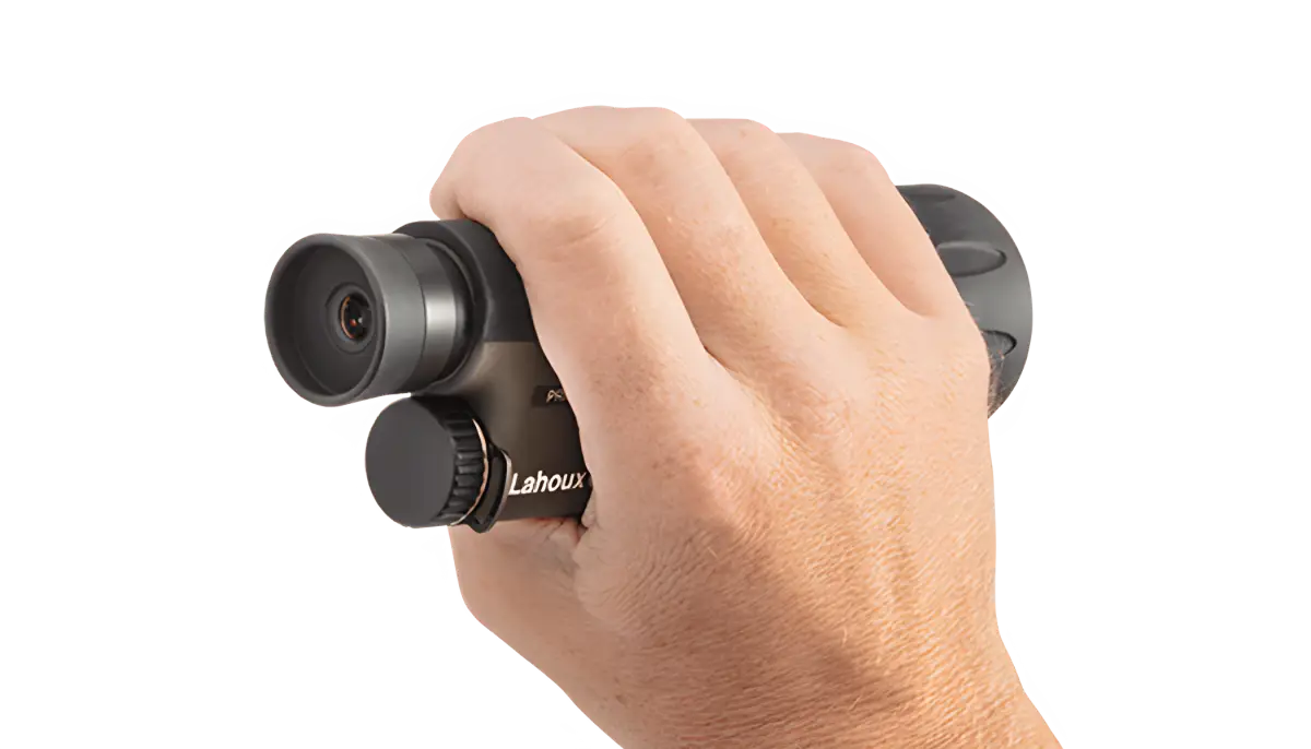 Es handelt sich hier um Lahoux Spotter NL 650 Wärmebildkamera für die Jagd.