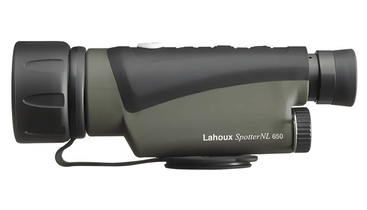 Es handelt sich hier um Lahoux Spotter NL 650 Wärmebildkamera für die Jagd.
