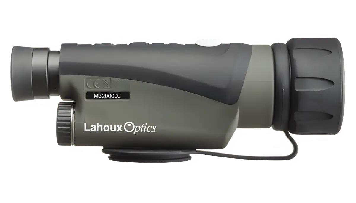 Es handelt sich hier um Lahoux Spotter NL 650 Wärmebildkamera für die Jagd.