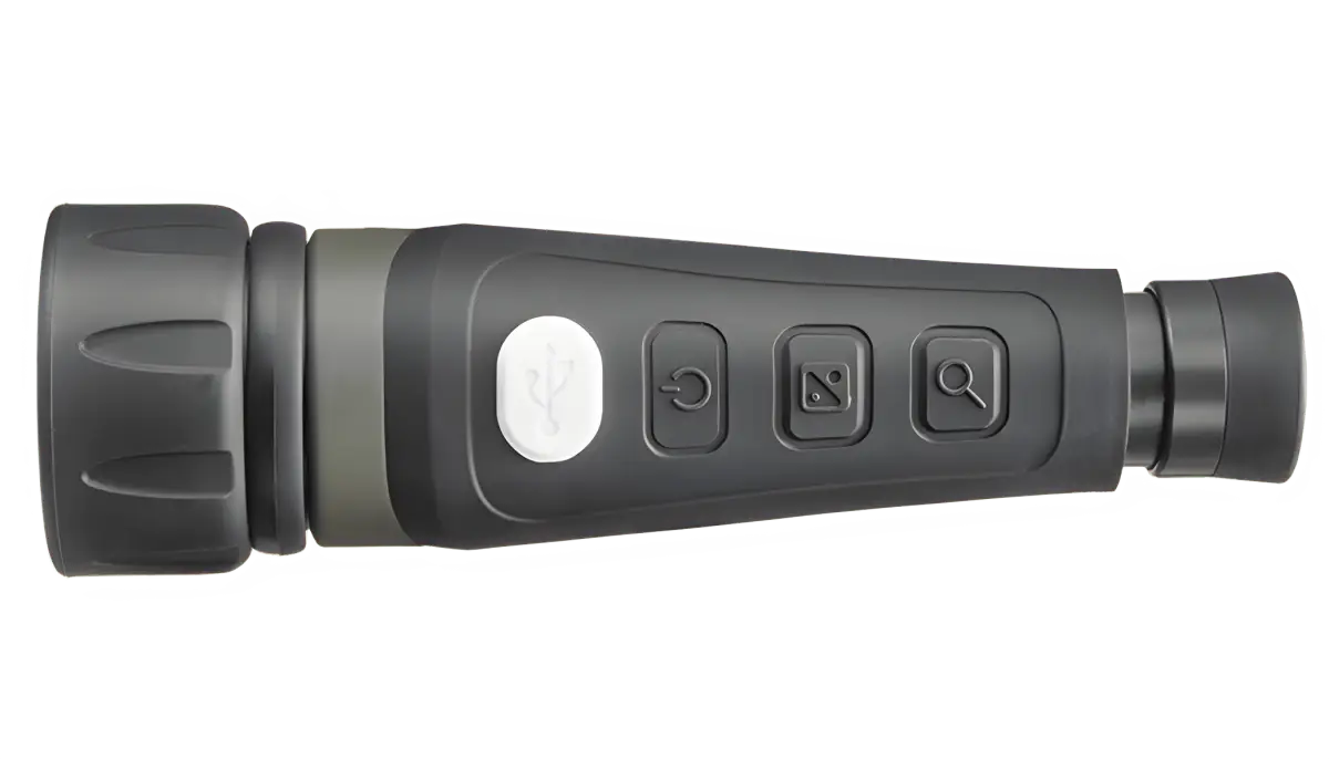 Es handelt sich hier um Lahoux Spotter NL 650 Wärmebildkamera für die Jagd.