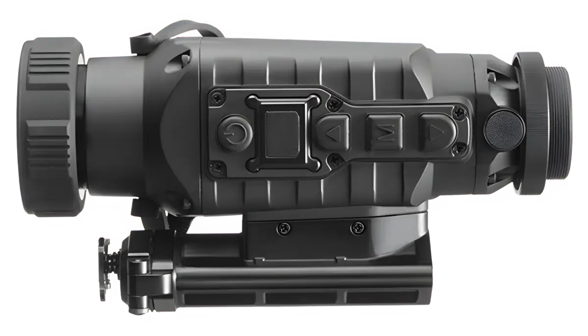 Es handelt sich hier um Wärmebildkamera Vorsatzgerät Clip 50 V2 Lahoux für die Jagd.