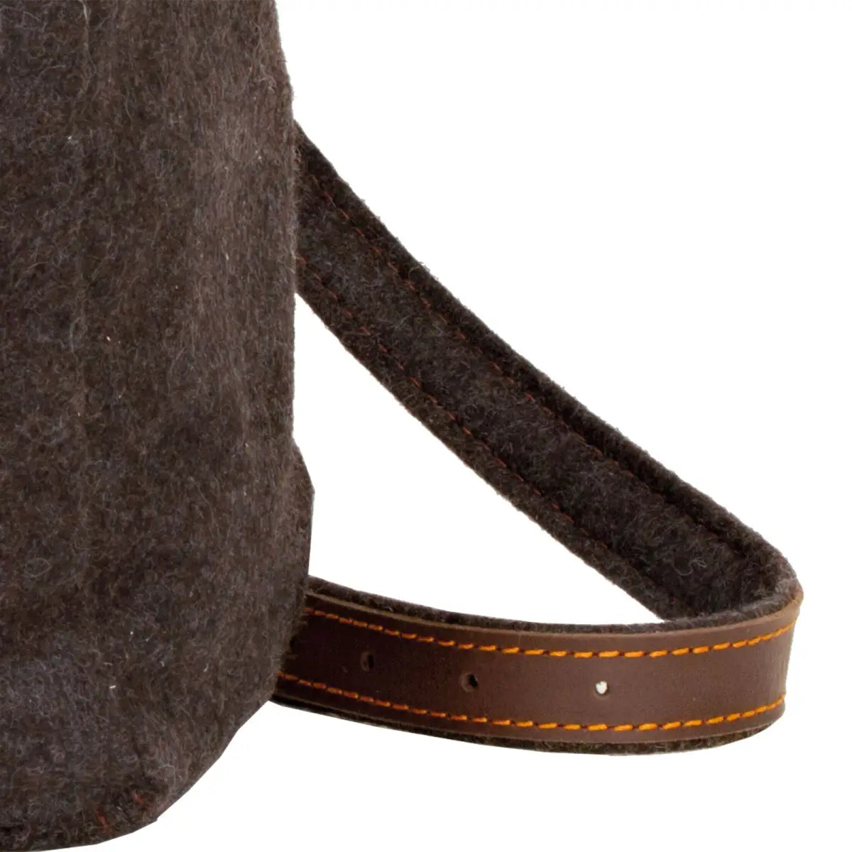 Es handelt sich hier um Wanderrucksack LODEN mit Büffel-Leder für die Jagd.