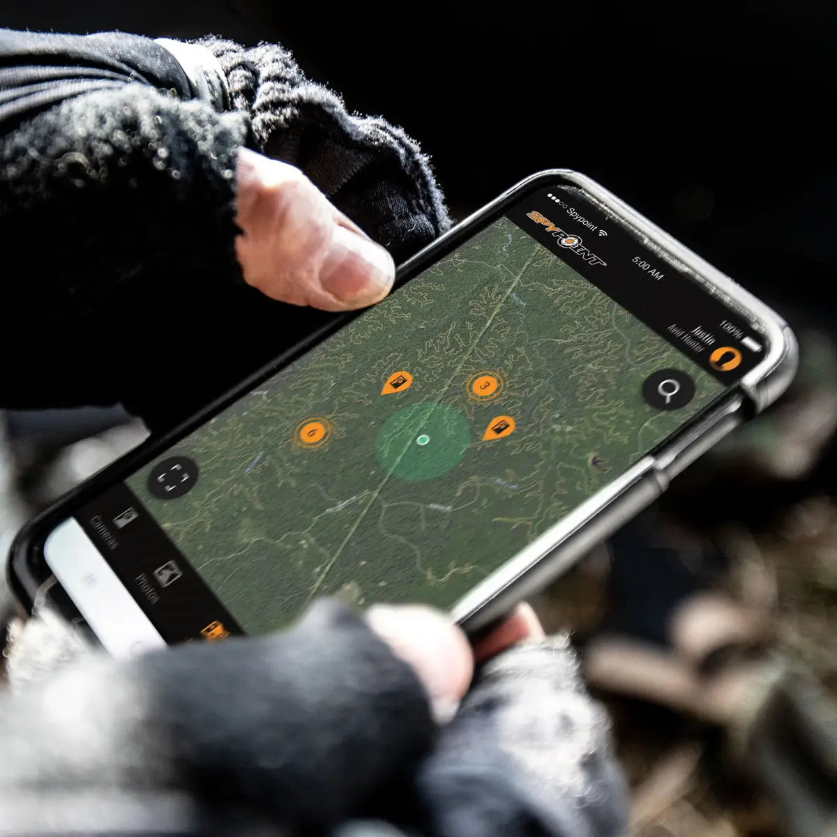 Es handelt sich hier um App zur Wildkamera SPYPOINT FLEX-PLUS für die Jagd.