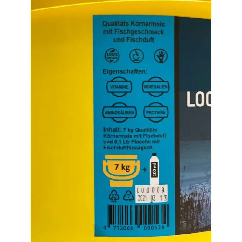 Wildlutscher Lockmittel Last Dinner Mais mit Fischkonzentrat