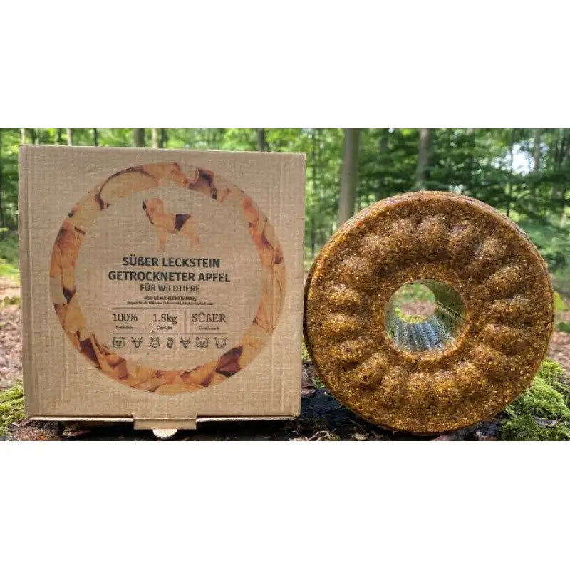 Wildlutscher Leckstein süßer Apfel (getrockneter Apfel) mit kaufen | Outlander Jagdshop