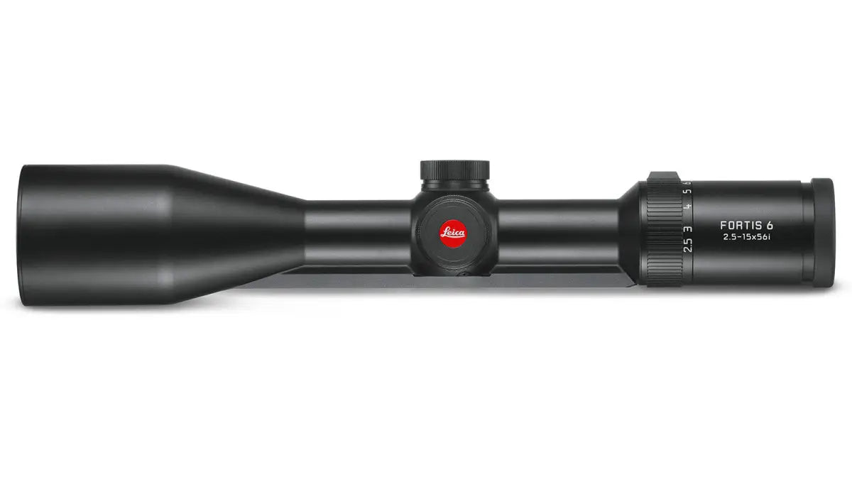 Es handelt sich hier um Zielfernrohr LEICA Fortis 6 2,5–15x56i mit Schiene für die Jagd.