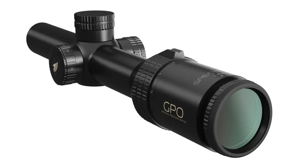 Es handelt sich hier um GPO Spectra™ 6x 1-6x24i Zielfernrohr für die Jagd.
