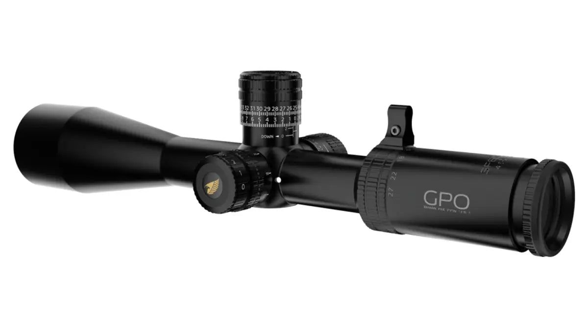 Es handelt sich hier um Zielfernrohr GPO Spectra™ 6x 4,5-27x50i MOAi FFP/CCW für die Jagd.