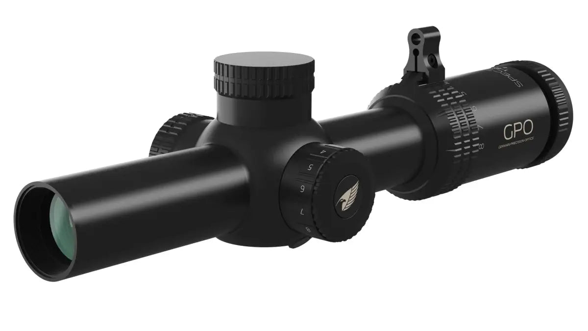 Es handelt sich hier um Zielfernrohr GPO Spectra™ 8x 1-8x24i G4i für die Jagd.