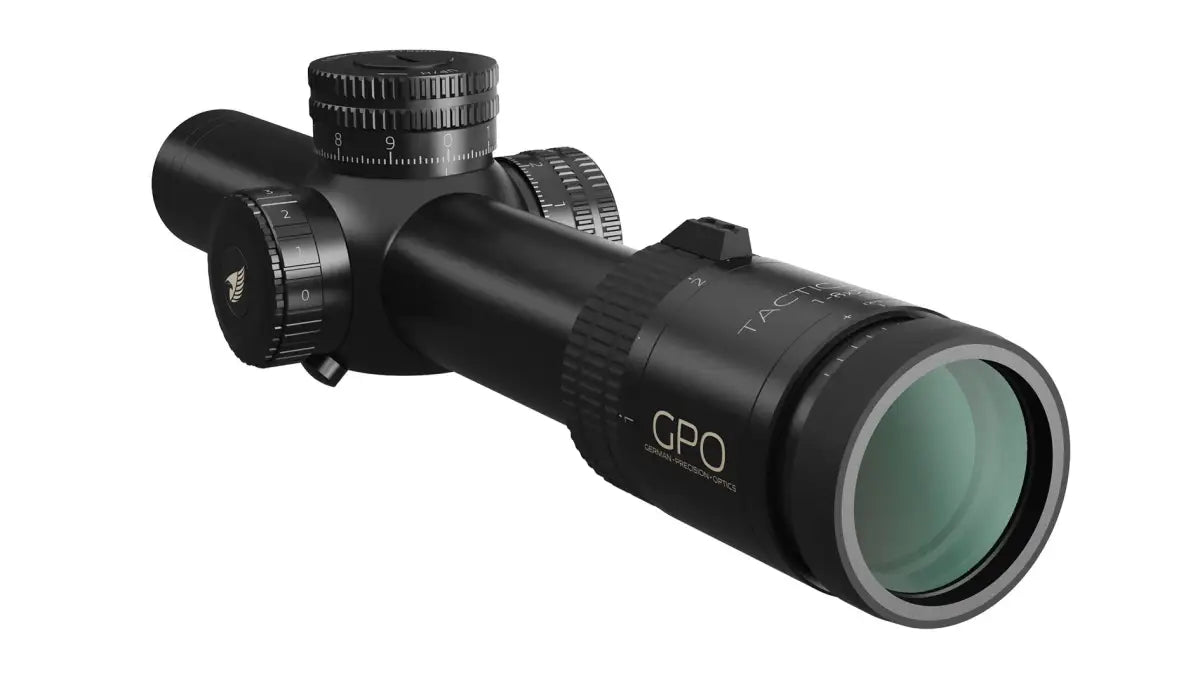 Es handelt sich hier um Zielfernrohr GPO Tac™ 1-8x24i HSi für die Jagd.