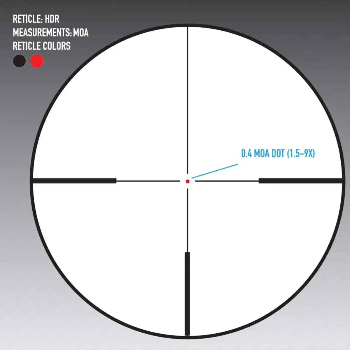 Es handelt sich hier um Zielfernrohr SIGHTMARK® Presidio 1,5-9x45 HDR für die Jagd.