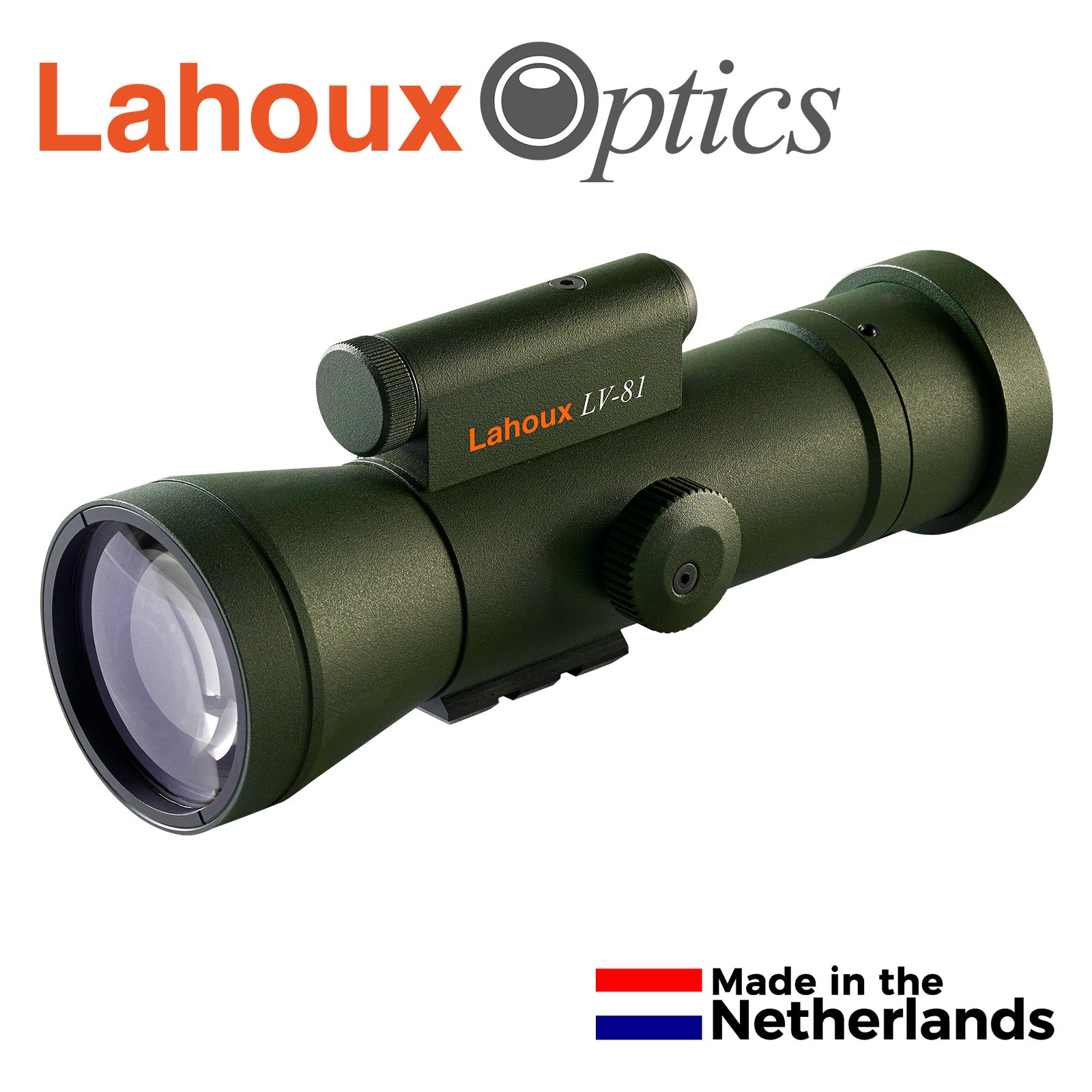 Es handelt sich hier um LAHOUX LV-81 Echo HF Nachtsichtgerät / Vorsatzgerät für die Jagd.